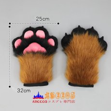 画像13: コスプレアイテム ぬいぐるみ 獣装 アクセサリー 猫獣爪 道具 コスプレ道具 abccos製 「受注生産」 (13)