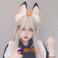 画像9: 獣耳 カチューシャ モコモコ 耳ヘアアクセサリー パーティー カチューシャ 道具 cos キツネ耳 髪飾り コスプレ道具 abccos製 「受注生産」 (9)