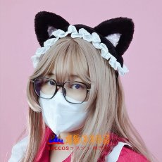 画像8: 手作り モコモコ 髪飾り 可愛い ヘアピン ロリータ 猫耳 ヘアバンド コスプレ道具 abccos製 「受注生産」 (8)