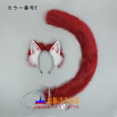 画像6: コスプレ 獣耳 ヘアアクセ レインボー猫 耳カチューシャ  しっぽ　尾 仮装 小物 コスプレ道具 abccos製 「受注生産」 (6)