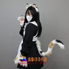 画像8: 獣耳 獣尾 コスプレ アイテム 髪飾り 獣爪 猫尾 猫爪 かわいい ぬいぐるみ 道具 コスプレ道具 abccos製 「受注生産」 (8)