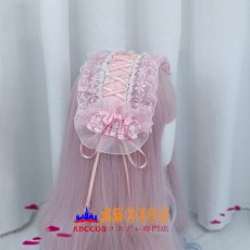 画像3: ロリータ ヘアバンド レースの髪飾り リボン lolita  ピンク 可愛い髪飾り コスプレ道具 abccos製 「受注生産」 (3)