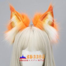 画像7: 手作り 獣耳 頭飾り かわいい モコモコ コスプレ 山猫耳 髪飾り 道具 アクセサリー カチューシャ コスプレ道具 abccos製 「受注生産」 (7)