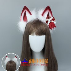 画像2: 獣耳カチューシャ コスプレ 道具 パーティー 髪飾り 稲禾神狐 仮装 カチューシャ コスプレ道具 abccos製 「受注生産」 (2)