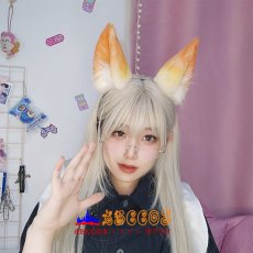 画像9: 手作り 髪飾り カチューシャ コスプレ ふわふわ  可愛い 獣耳 狐耳 パーティー用品 学園祭 コスプレ道具 abccos製 「受注生産」 (9)