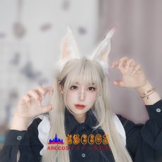 画像6: シャム猫 耳カチューシャ かわいい COSアイテム 猫の頭飾り 獣耳 アクセサリー コスプレ道具 abccos製 「受注生産」 (6)