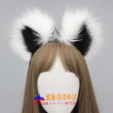 画像12: アニメ 髪飾りしっぽ パーティー コスプレ アライグマレッサーパンダ 獣耳 お尾 カチューシャ アクセサリー コスプレ道具 abccos製 「受注生産」 (12)