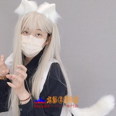 画像18: 猫耳 カチューシャ 肉球手袋 しっぽ チョーカー ハロウィン 仮装 小物 コスプレ道具 abccos製 「受注生産」 (18)