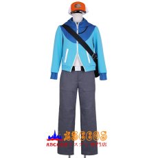 画像1: ポケットモンスター ブラック・ホワイト トウヤ（Touya）コスプレ衣装 abccos製 「受注生産」 (1)