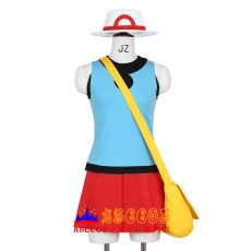 画像1: ポケットモンスター ファイアレッド・リーフグリーン リーフ Leaf コスプレ衣装 abccos製 「受注生産」 (1)