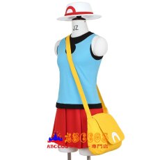 画像2: ポケットモンスター ファイアレッド・リーフグリーン リーフ Leaf コスプレ衣装 abccos製 「受注生産」 (2)