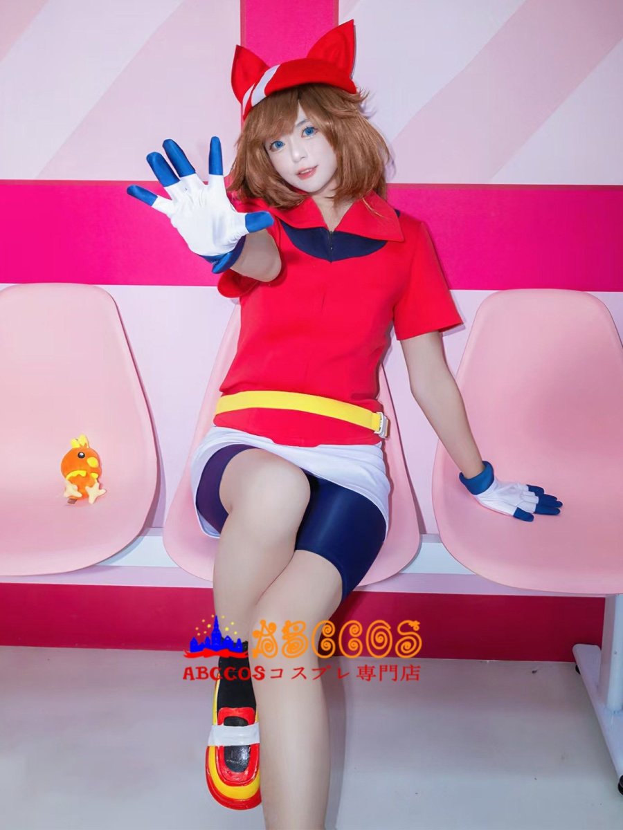 画像11: ポケットモンスター ルビー ハルカ May コスプレ衣装 abccos製 「受注生産」 (11)