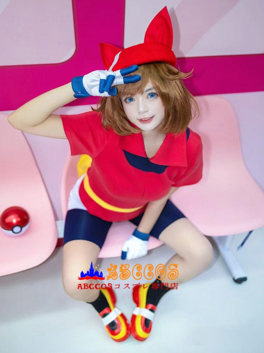 画像15: ポケットモンスター ルビー ハルカ May コスプレ衣装 abccos製 「受注生産」 (15)