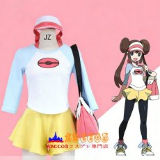 画像4: ポケットモンスター ブラック２・ホワイト２ メイ（Mei）コスプレ衣装 abccos製 「受注生産」 (4)