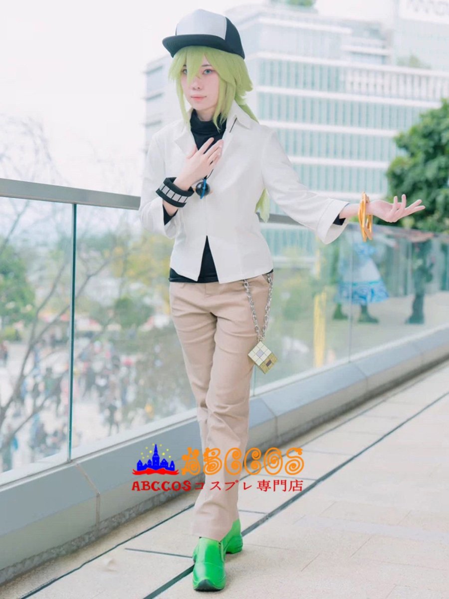 画像20: ポケットモンスター ブラック・ホワイト N コスプレ衣装 abccos製 「受注生産」 (20)