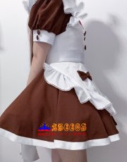 画像17: かわいい × セクシー カフェメイド & ロリータコスプレ衣装 ロリ風コスチューム コスプレ衣装 abccos製 「受注生産」 (17)