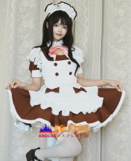 画像21: かわいい × セクシー カフェメイド & ロリータコスプレ衣装 ロリ風コスチューム コスプレ衣装 abccos製 「受注生産」 (21)