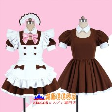 画像6: かわいい × セクシー カフェメイド & ロリータコスプレ衣装 ロリ風コスチューム コスプレ衣装 abccos製 「受注生産」 (6)