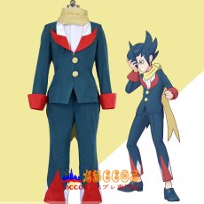 画像4: ポケットモンスター ブラック・ホワイト ギーマ Grimsley コスプレ衣装 abccos製 「受注生産」 (4)