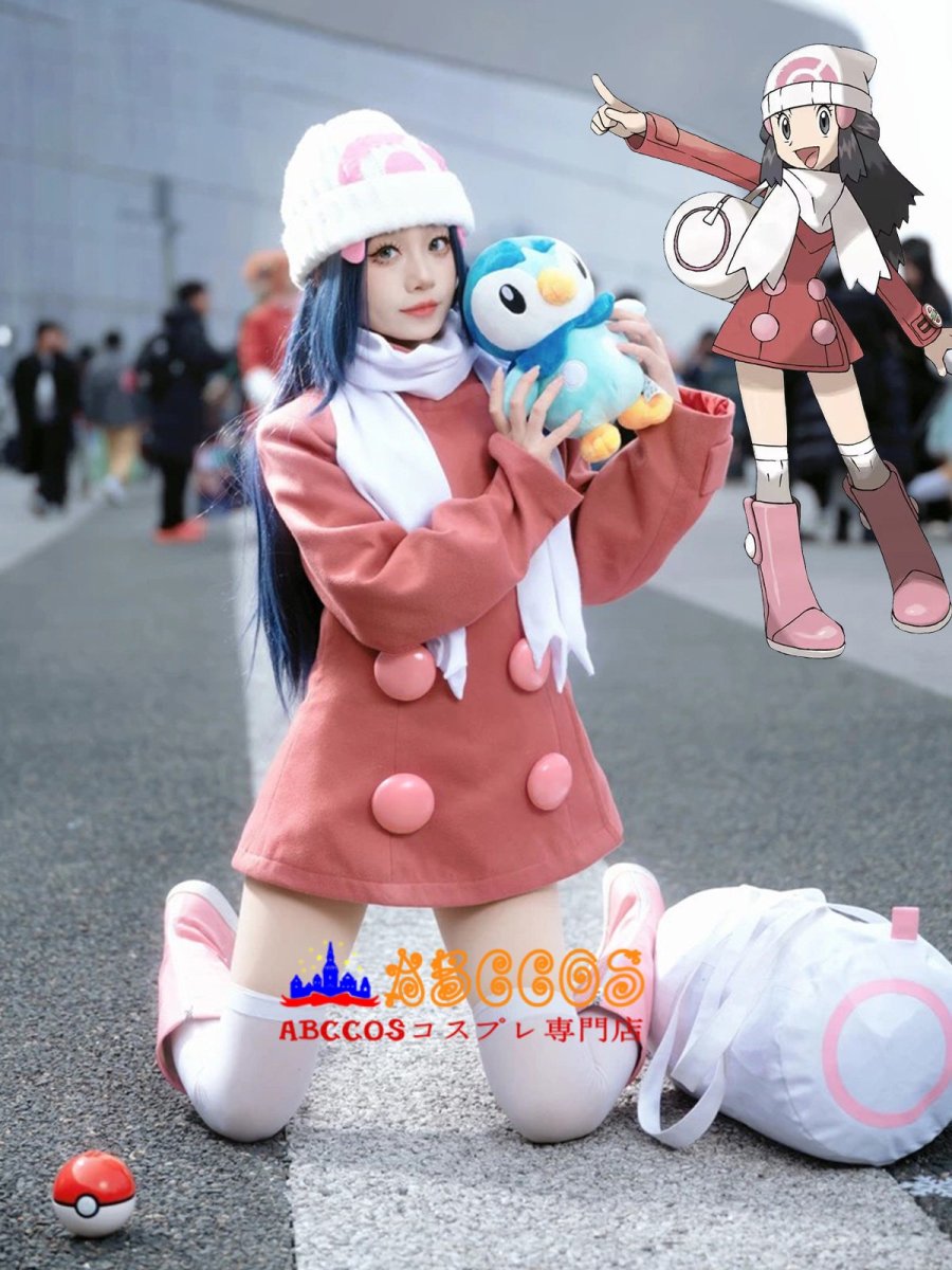画像20: ポケットモンスター ダイヤモンド&パール ヒカリ Dawn コスプレ衣装 abccos製 「受注生産」 (20)