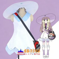 画像5: ポケットモンスター サン ポケットモンスター ムーン リーリエ Lillie コスプレ衣装 abccos製 「受注生産」 (5)