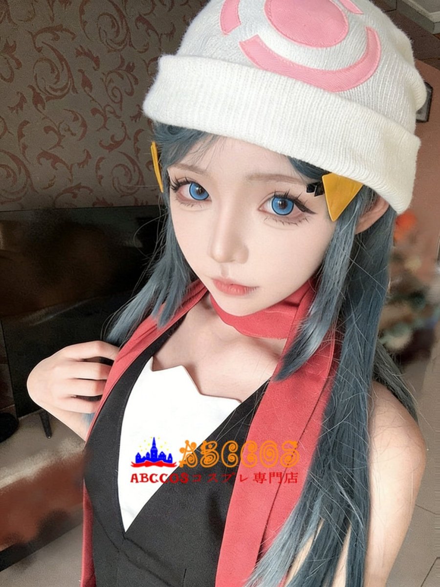 画像17: ポケットモンスター ダイヤモンド&パール ヒカリ Dawn コスプレ衣装 abccos製 「受注生産」 (17)