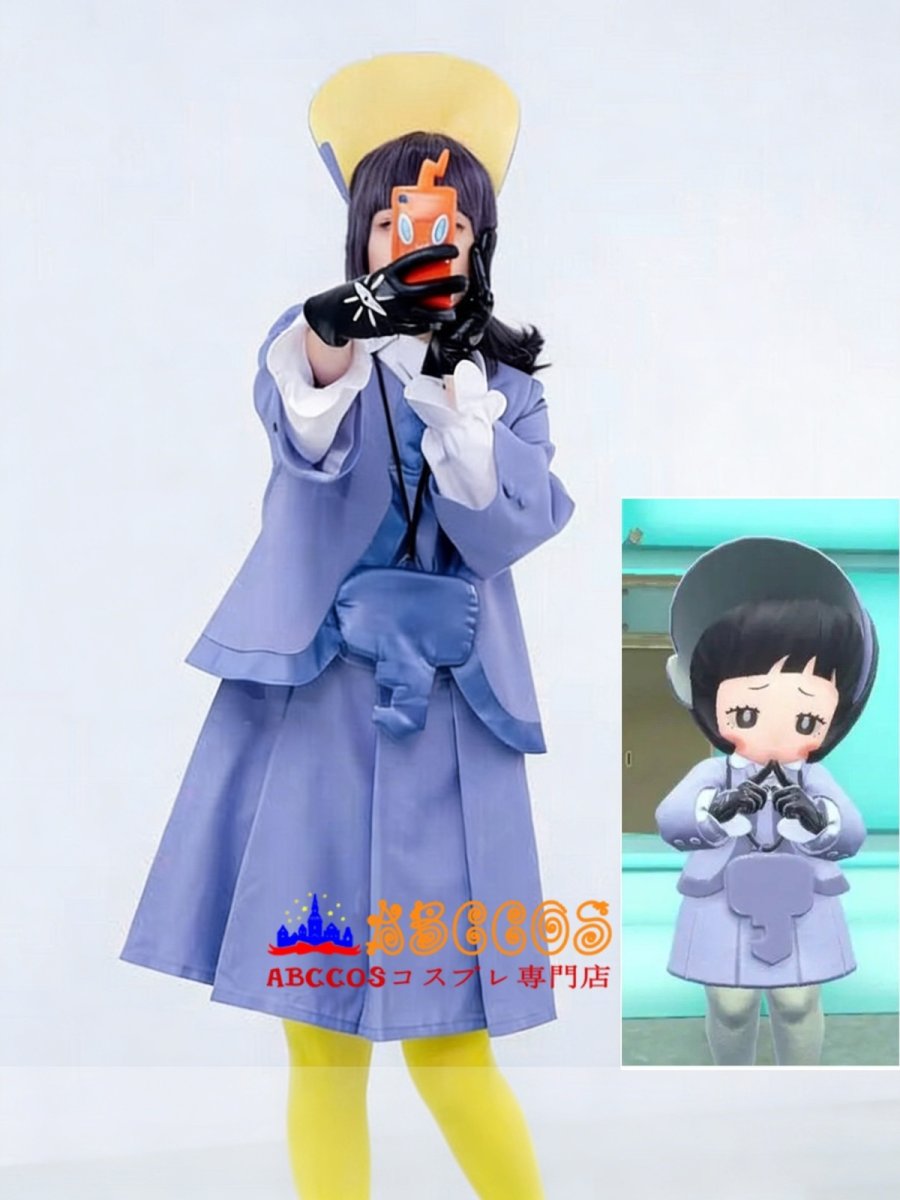 画像7: ポケットモンスター スカーレット・バイオレット ポピー Poppy コスプレ衣装 abccos製 「受注生産」 (7)