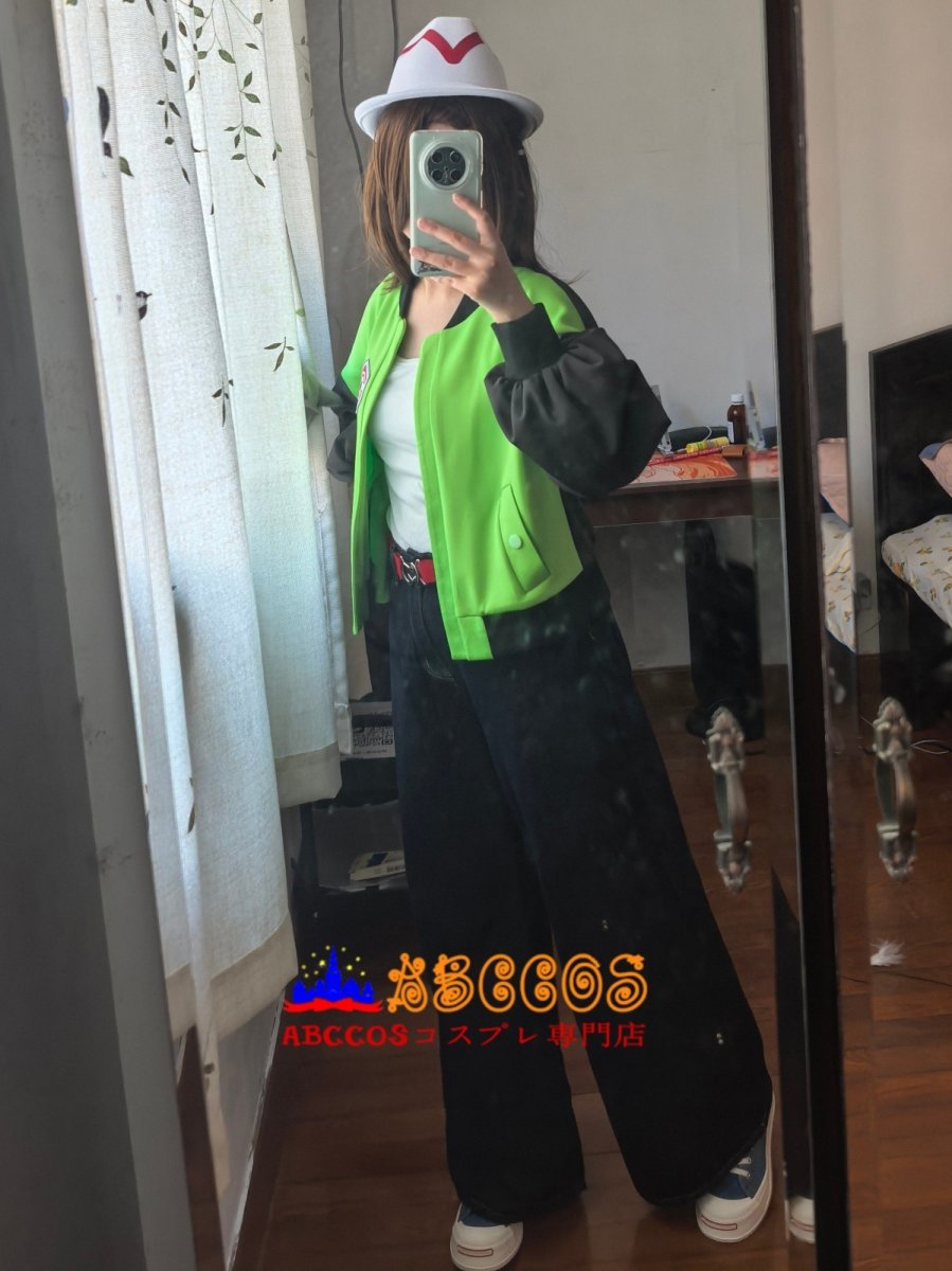 画像28: Pokémon LEGENDS Z-A（ポケモンレジェンズゼットエー）主人公 キャップ付きベースボールシャツ ユニセックス コスプレ衣装 [コート＆ハット]  abccos製 「受注生産」 (28)