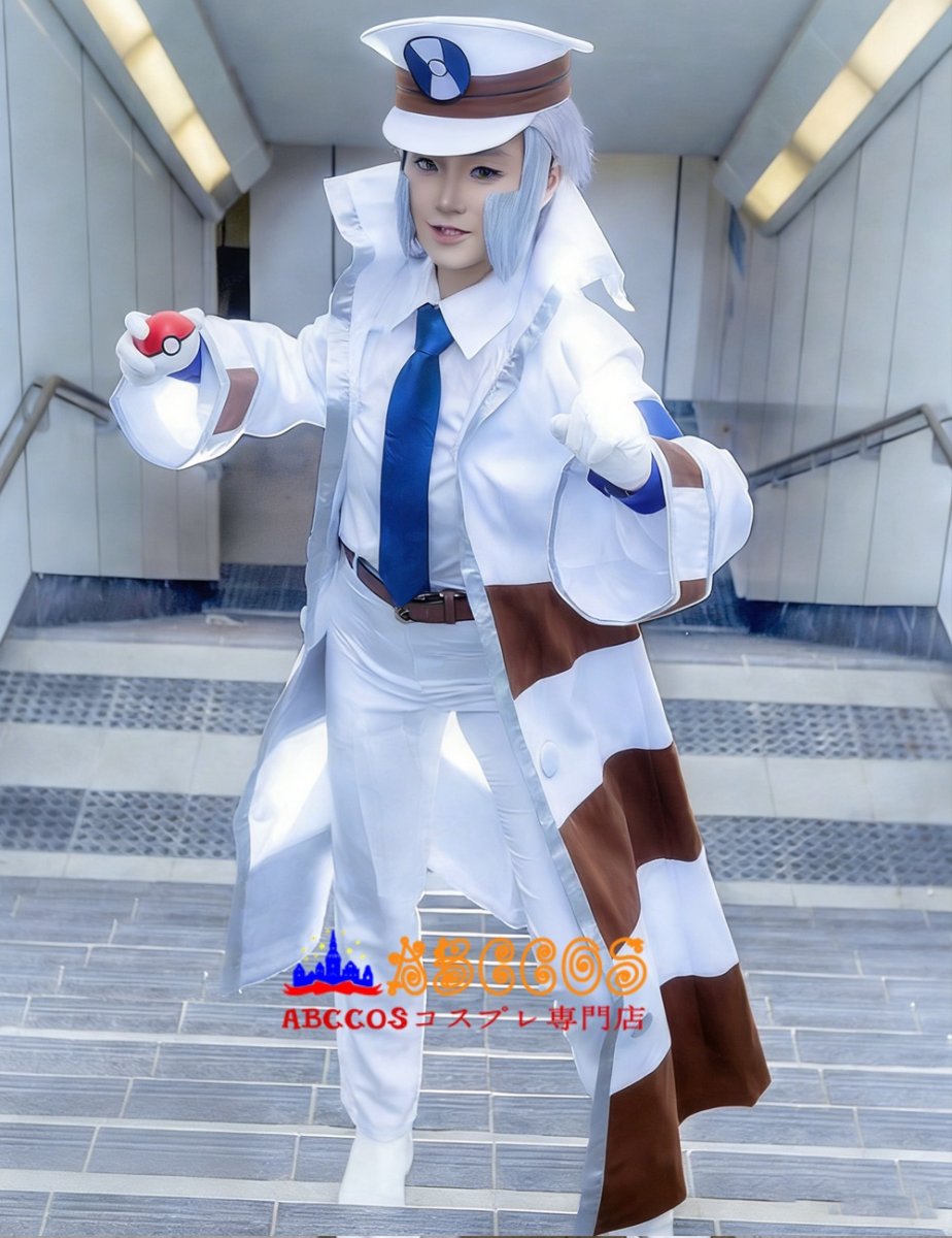 画像25: ポケットモンスター ブラック・ホワイト バトルサブウェイ ノボリ（Ingo）クダリ（Emmet）コスプレ衣装 abccos製 「受注生産」 (25)