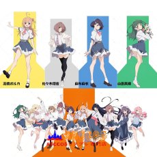 画像26: イキヅライブ！ LOVELIVE! BLUEBIRD  山田真緑/此花輝夜/春宮ゆくり/五桐玲/麻布麻衣/高橋ポルカ/駒形花火/佐々木翔音/調布のりこ/金澤奇跡 JK制服 コスプレ衣装 abccos製 「受注生産」 (26)