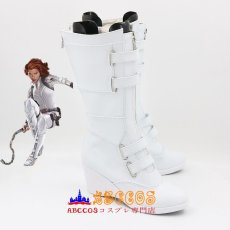 画像2: Black Widow ブラック・ウィドウ ナターシャ ブーツ コスプレ靴 abccos製 「受注生産」 (2)