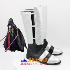 画像2: Star Wars スター・ウォーズ：ナイツ・オブ・ジ・オールド・リパブリック Darth Revan ダレスレバン ブーツ コスプレ靴 abccos製 「受注生産」 (2)