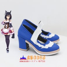 画像2: ウマ娘 プリティーダービー エイシンフラッシュ コスプレ靴 abccos製 「受注生産」 (2)