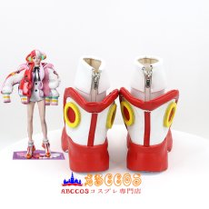 画像4: ONE PIECE（ワンピース）RED UTA コスプレ靴 abccos製 「受注生産」 (4)