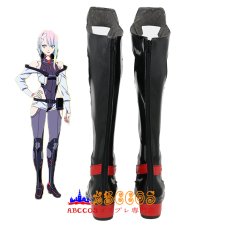 画像5: サイバーパンク エッジランナーズ Cyberpunk Edgerunners ルーシー Lucy コスプレ靴 abccos製 「受注生産」 (5)