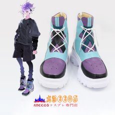 画像5: 刀剣乱舞-ONLINE- 源清麿（みなもときよまろ） 內番 コスプレ靴 abccos製 「受注生産」 (5)