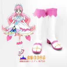 画像5: ひろがるスカイ！プリキュア 虹ヶ丘ましろ（にじがおか ましろ） ブーツ コスプレ靴 abccos製 「受注生産」 (5)