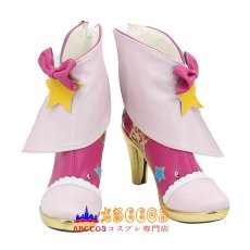 画像1: アイカツ スターズ！ 虹野ゆめ にじのゆめ コスプレ靴 abccos製 「受注生産」 (1)