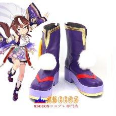 画像5: ウマ娘 プリティーダービー トウカイテイオー ブーツ コスプレ靴 abccos製 「受注生産」 (5)