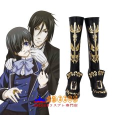 画像5: 黒執事 Black Butler シエル·ファントムハイヴ コスプレ靴 abccos製 「受注生産」 (5)
