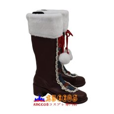 画像2: アイドルマスター シンデレラガールズ 島村 卯月/ しまむら うづき コスプレ靴 abccos製 「受注生産」 (2)