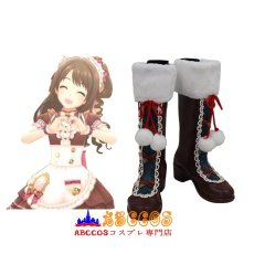 画像5: アイドルマスター シンデレラガールズ 島村 卯月/ しまむら うづき コスプレ靴 abccos製 「受注生産」 (5)