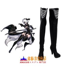 画像5: ニーア オートマタ NieR:Automata ヨルハ二号B型 コスプレ靴 abccos製 「受注生産」 (5)