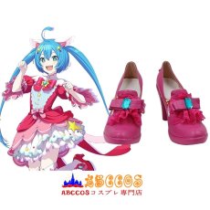 画像5: プロジェクトセカイ カラフルステージ! feat. 初音ミク project sekai25時白葱朝初音アクリル コスプレ靴 abccos製 「受注生産」 (5)