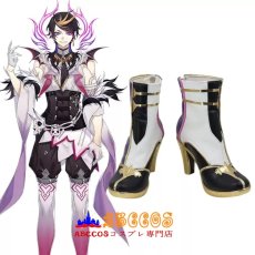 画像5: にじさんじ Virtual YouTuber NIJISANJI 闇ノシュウ Shu Yamino コスプレ靴 abccos製 「受注生産」 (5)