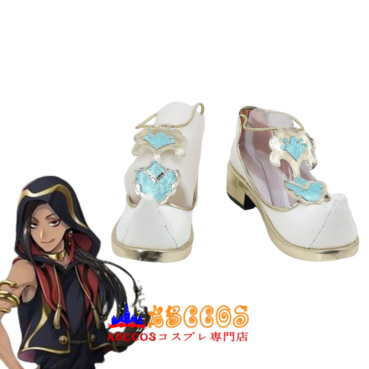 画像5: ディズニーツイステッドワンダーランド Jamil Viper ジャミル·バイパー コスプレ靴 abccos製 「受注生産」 (5)