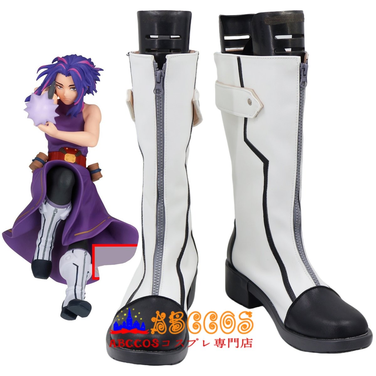 画像5: 僕のヒーローアカデミア レディ・ナガン Lady Nagant コスプレ靴 abccos製 「受注生産」 (5)