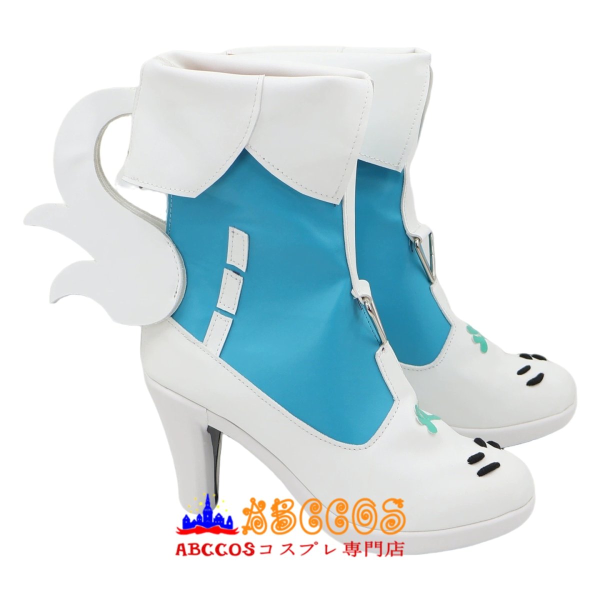 画像2: プロジェクトセカイ カラフルステージ! feat. 初音ミク 日野森志歩（ひのもり しほ）コスプレ靴 abccos製 「受注生産」 (2)