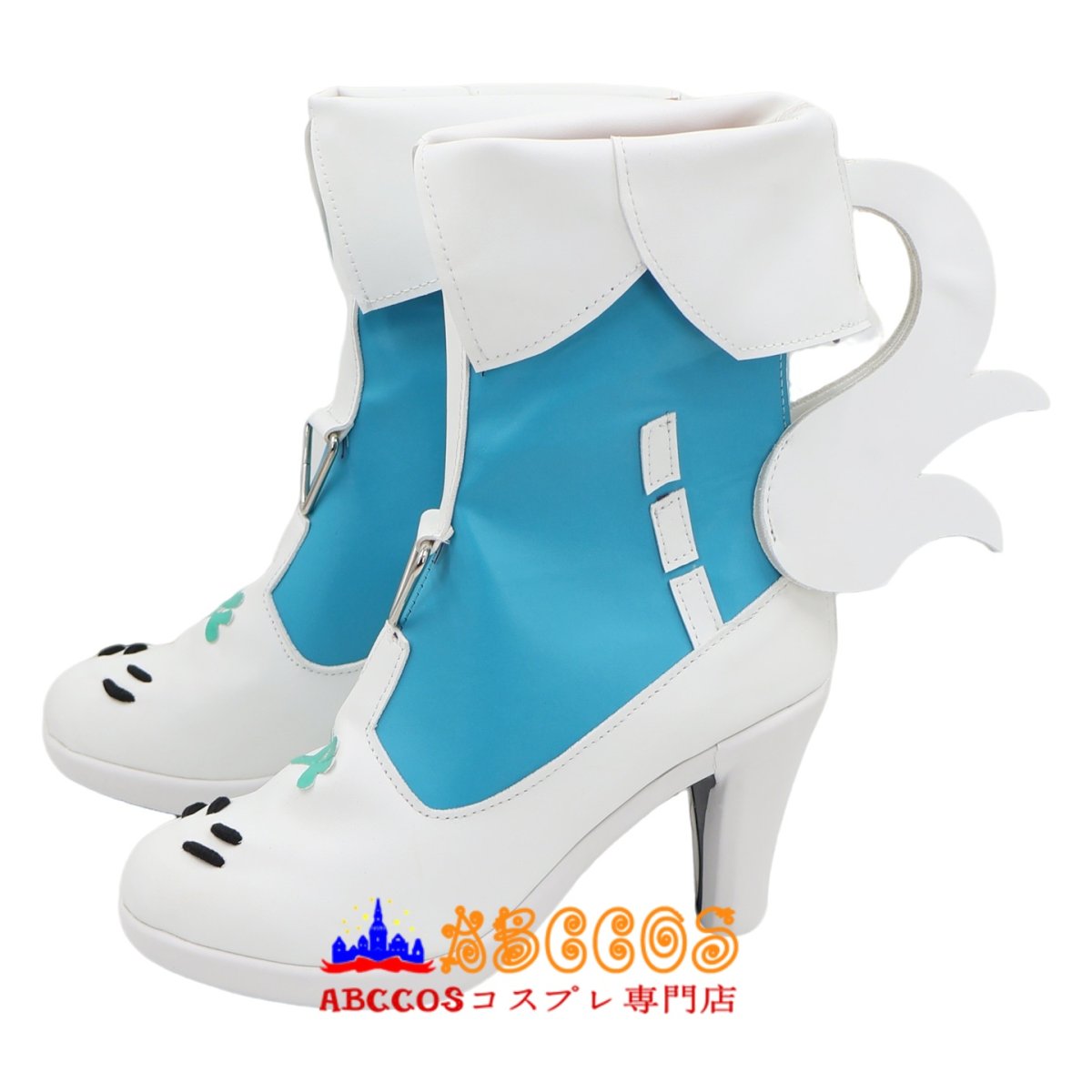 画像3: プロジェクトセカイ カラフルステージ! feat. 初音ミク 日野森志歩（ひのもり しほ）コスプレ靴 abccos製 「受注生産」 (3)