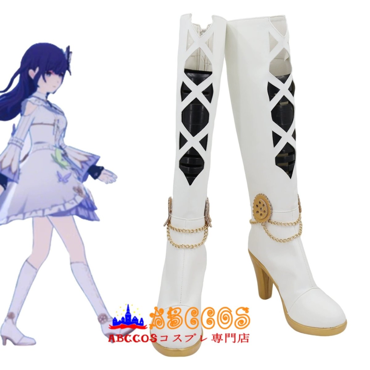 画像5: プロジェクトセカイ カラフルステージ! feat. 初音ミク  宵崎奏（よいさき かなで）暁山瑞希（あきやま みずき）朝比奈まふゆ（あさひな まふゆ）東雲絵名（しののめ えな）コスプレ靴 abccos製 「受注生産」 (5)